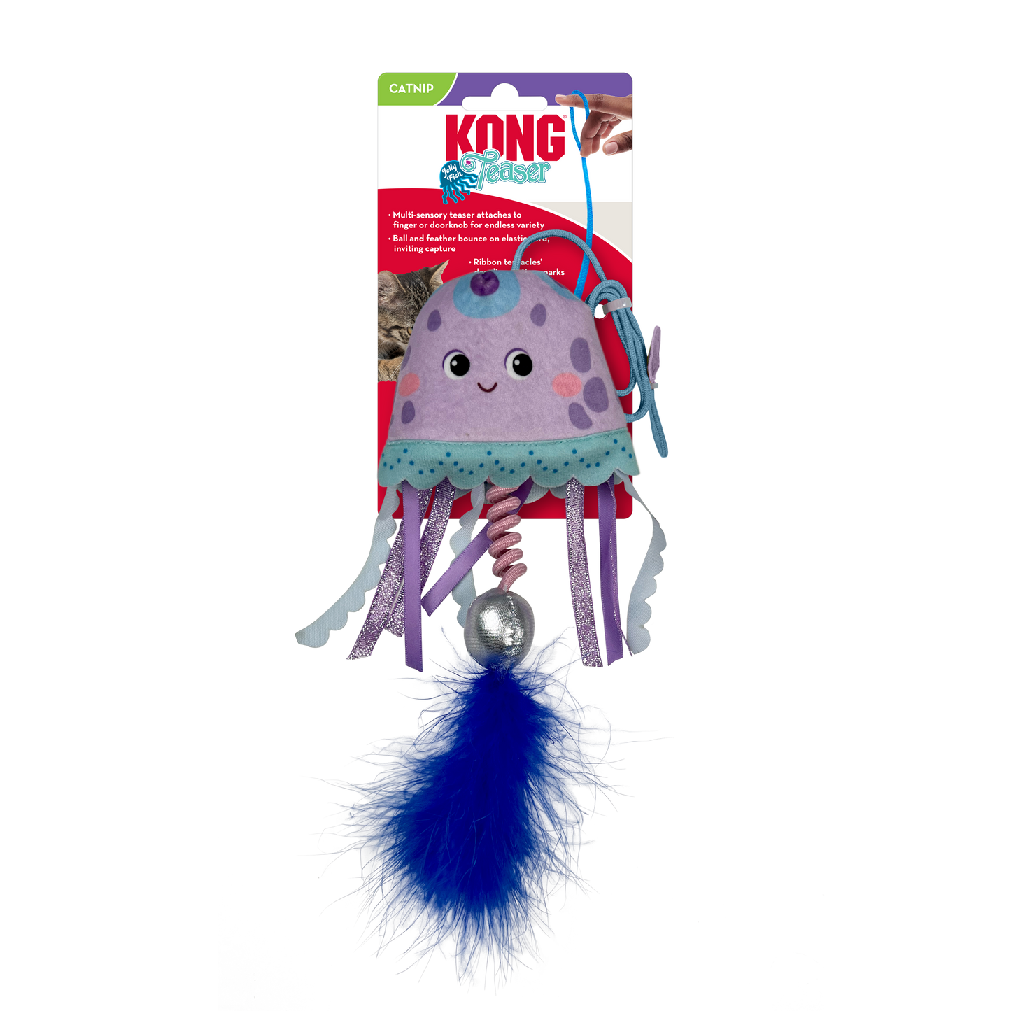 KONG Teaser Jellyfish Assorted - Valuepet.ie