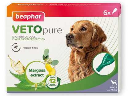 Beaphar Vetopure Natural Spot On For Medium/Large Dog - Valuepet.ie