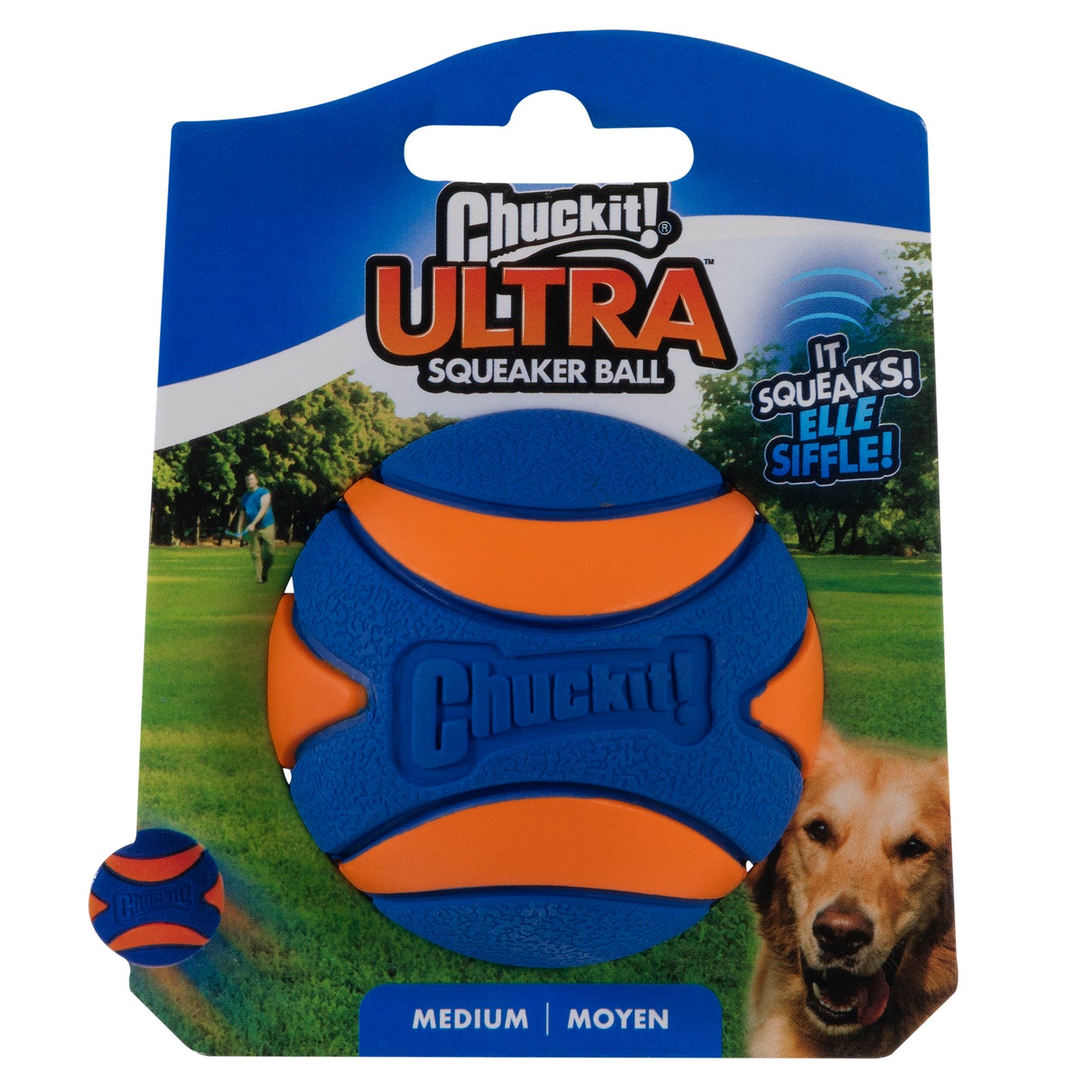 Chuckit! Ultra Squeaker Ball Medium Fetch Dog Toy