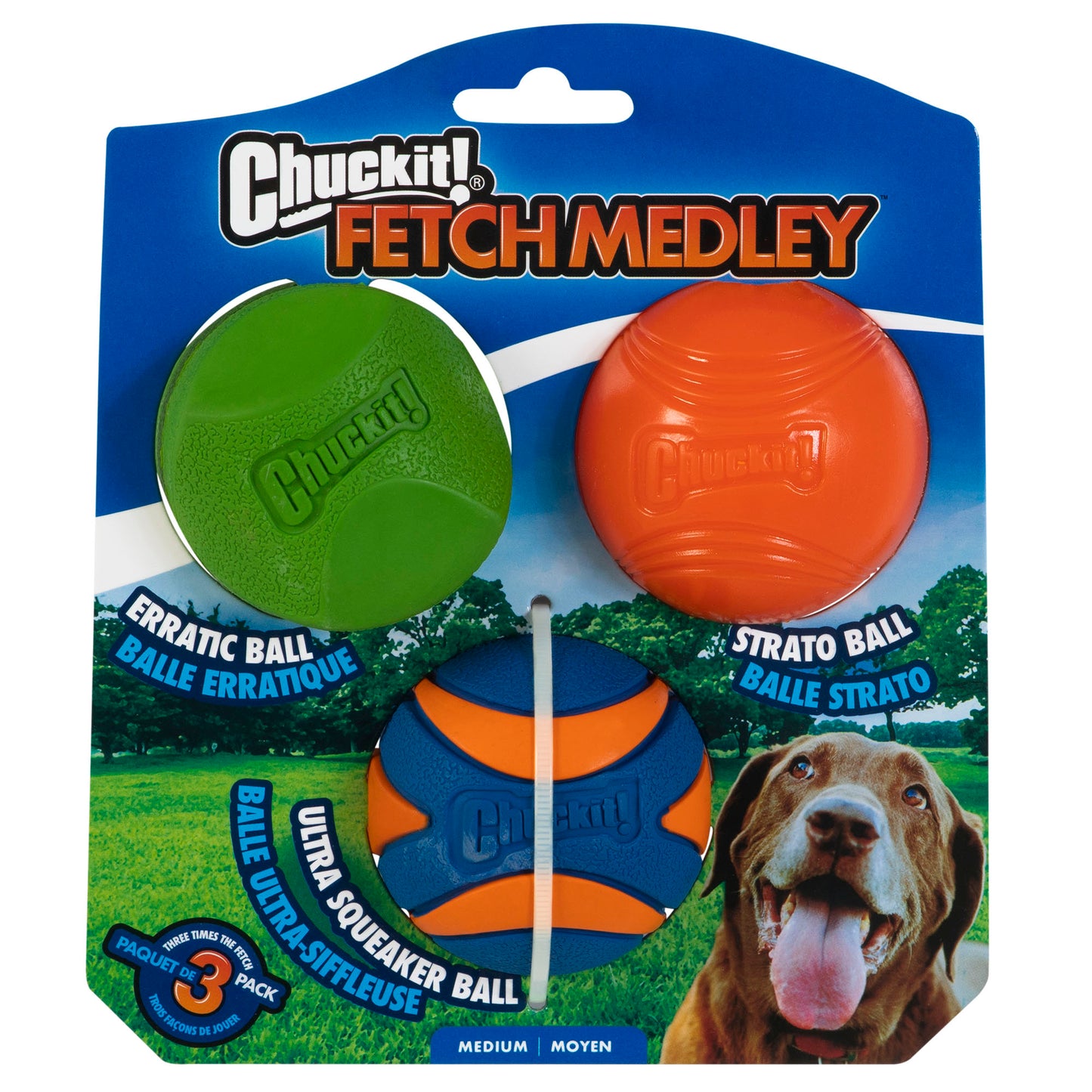 Chuckit! Fetch Medley Triple Pack Dog Toy