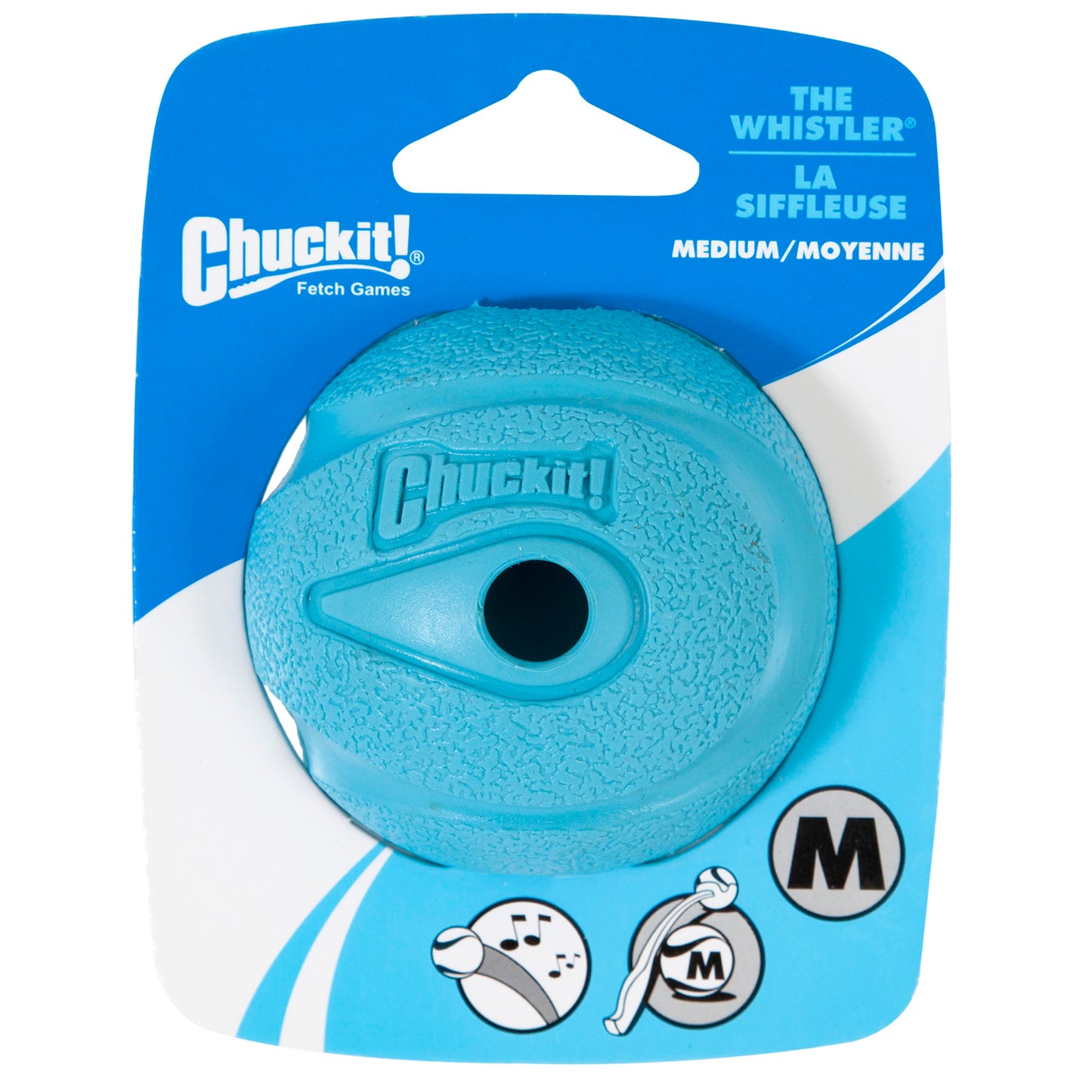Chuckit! Whistler Ball Medium Fetch Dog Toy