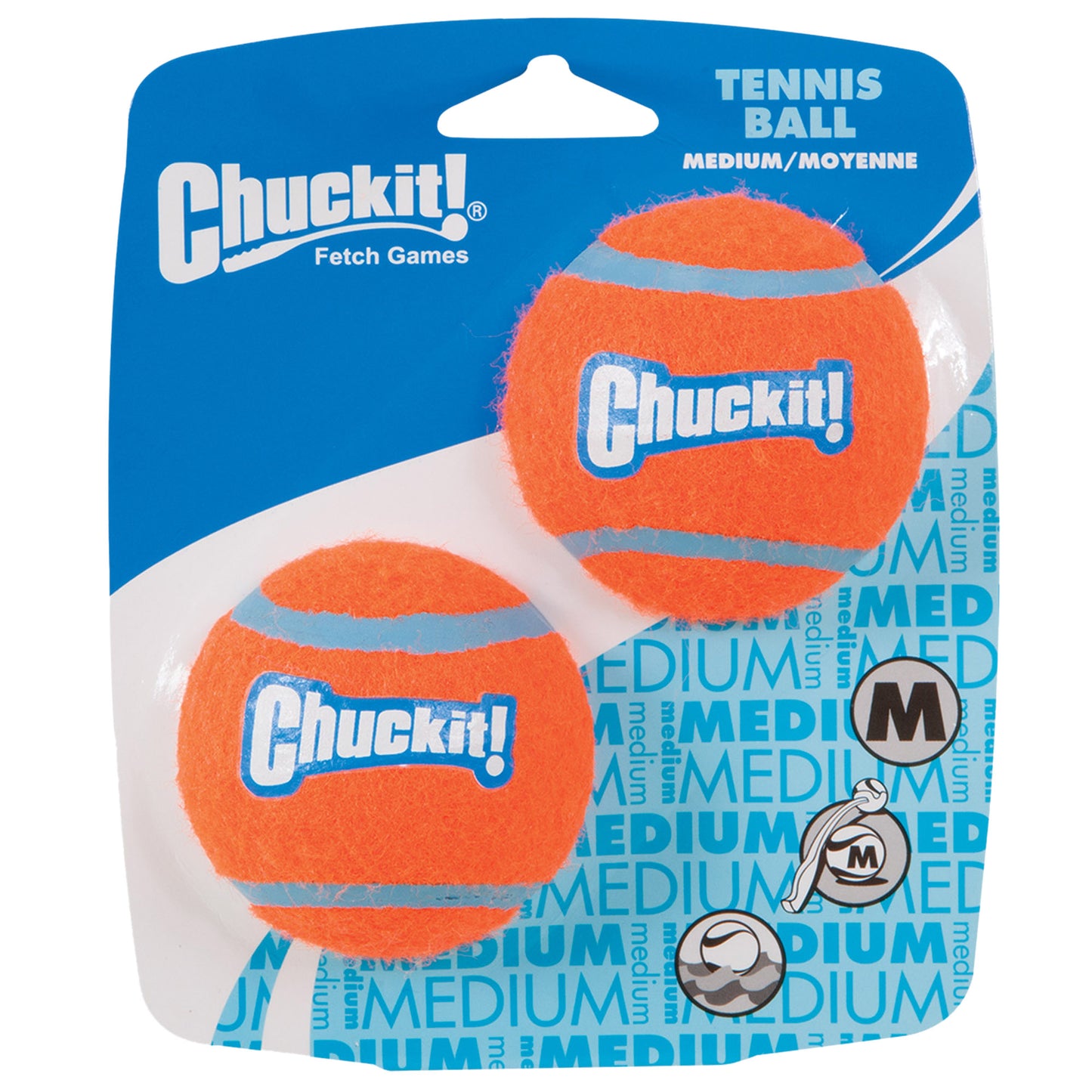 Chuckit! Medium Fetch Ball Dog Toy – 2 Pack