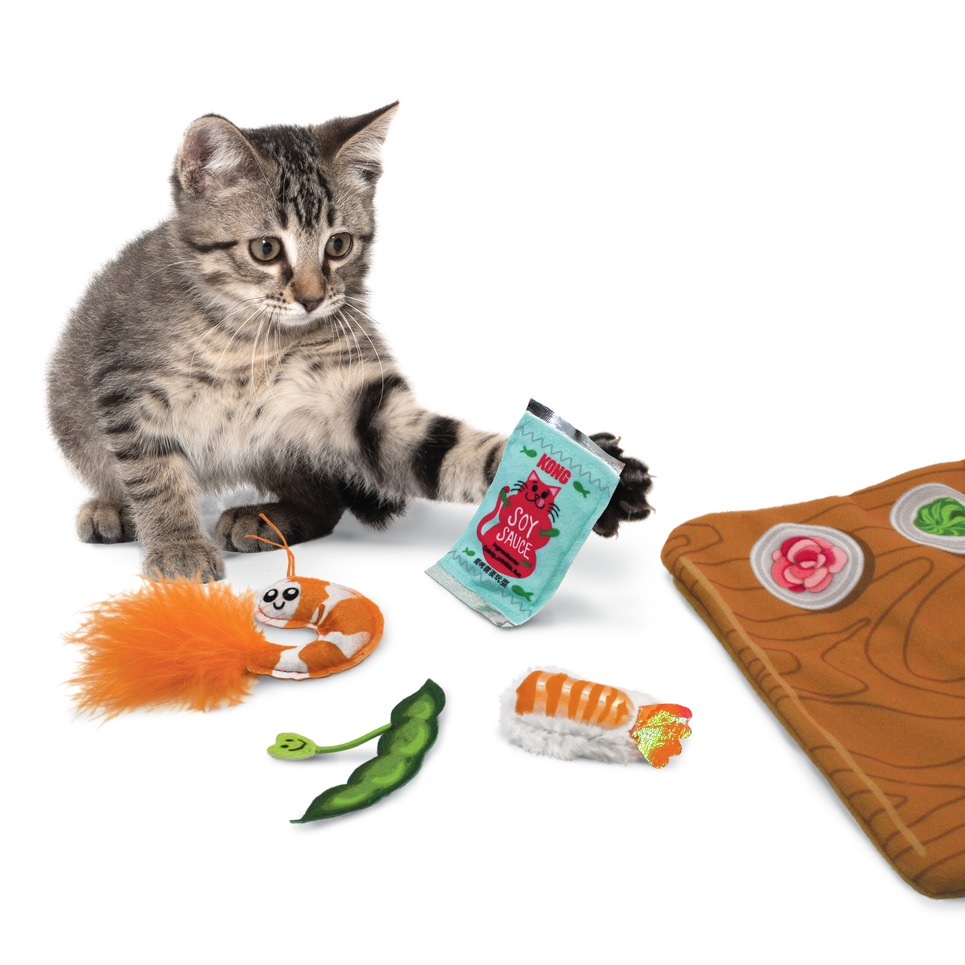 KONG  Pull-A-Partz Sushi - Valuepet.ie