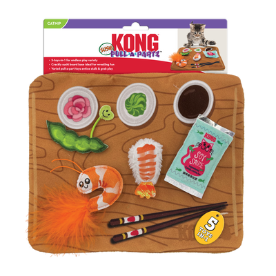 KONG  Pull-A-Partz Sushi - Valuepet.ie