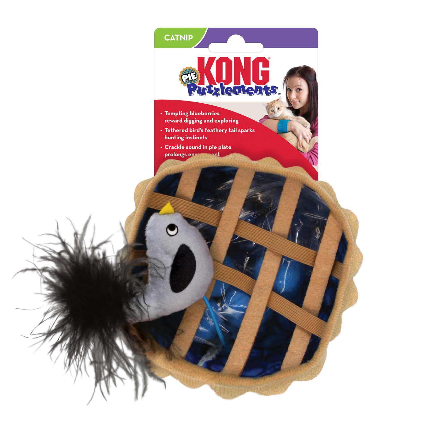 KONG  Cat Puzzlements Pie - Valuepet.ie