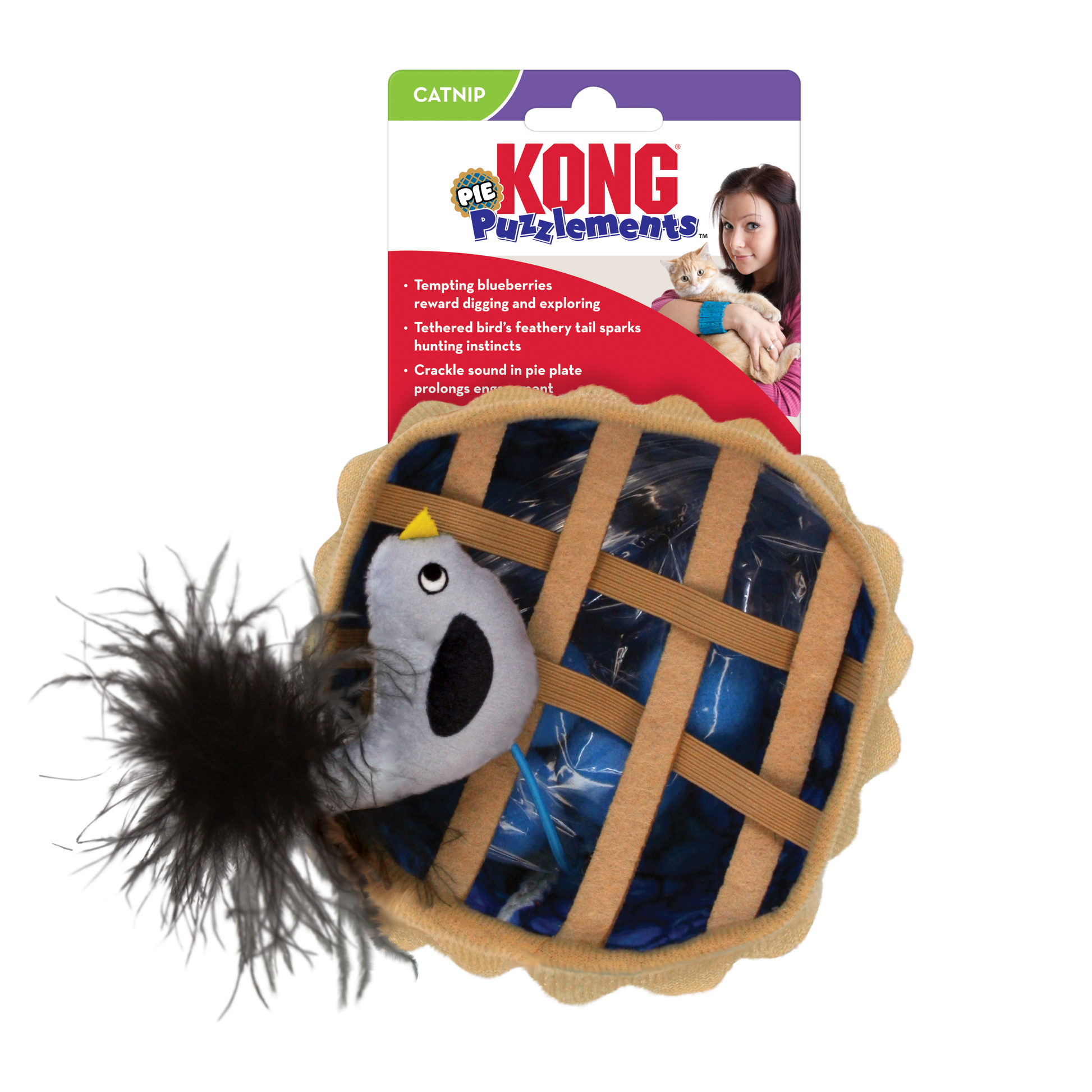 KONG  Cat Puzzlements Pie - Valuepet.ie