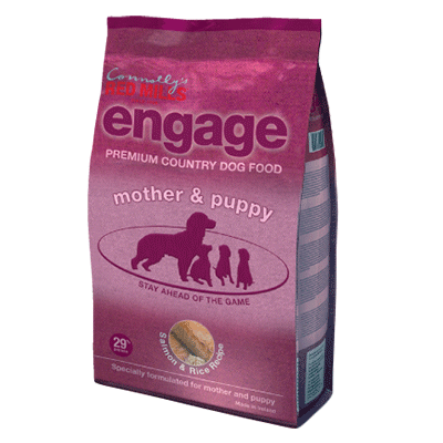 Engage Mother and Puppy