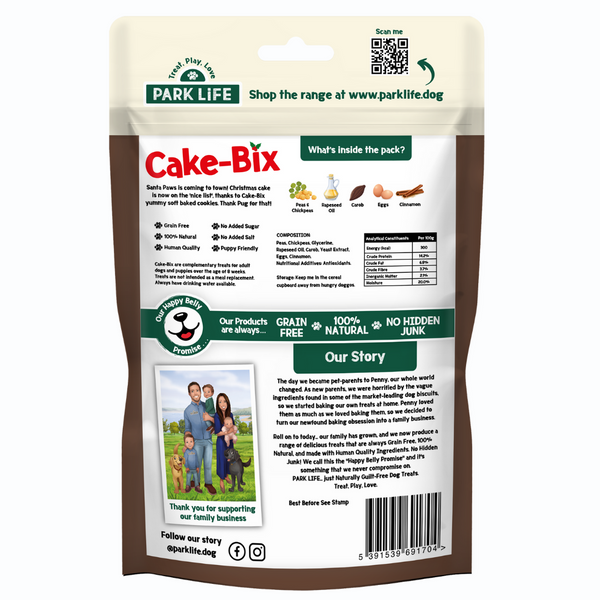 Park-Life Christmas Cake Cake-Bix 100G - Valuepet.ie