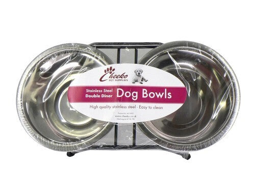Cheeko Double Diner 2X920ml 6" - Valuepet.ie