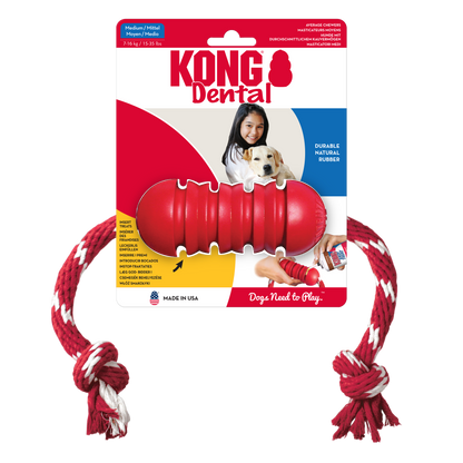KONG Dental with Rope - Valuepet.ie