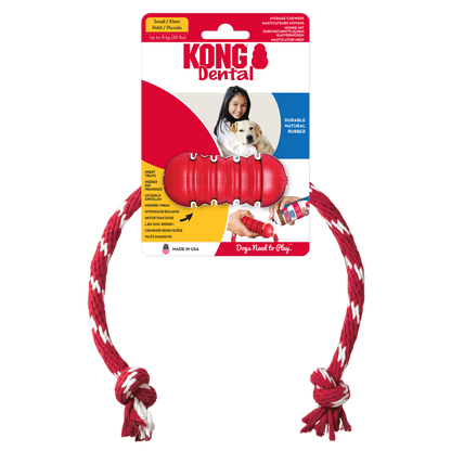 KONG Dental with Rope - Valuepet.ie