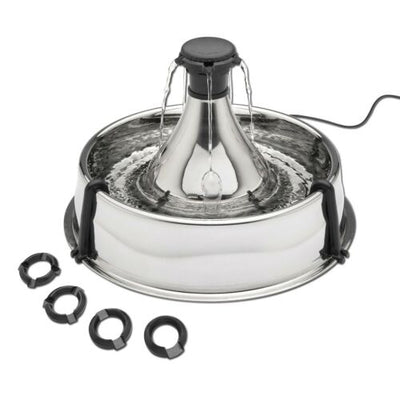 DRINKWELL STAINLESS STEEL PET WATER FOUNTAIN