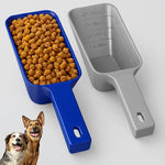Pet food scoop set