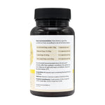 Johnson's Evening Primrose Oil Capsules label with daily dosage guide, composition and analytical constituents