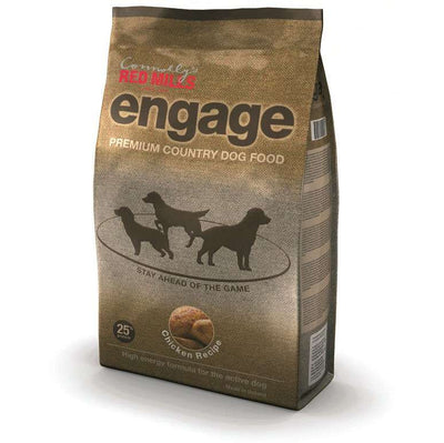 Red Mills Engage Chicken dog food bag, front of pack
