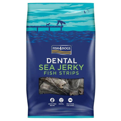 Fish 4 Dogs Dental Sea Jerky Fish Strips 100g - Valuepet.ie