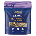 Fish 4 Dogs Love Banana Fish Wraps 100g - Valuepet.ie