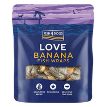Fish 4 Dogs Love Banana Fish Wraps 100g - Valuepet.ie