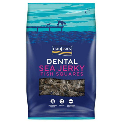 Fish 4 Dogs Sea Jerky Fish Squares 575g - Valuepet.ie