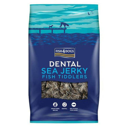 Fish 4 Dogs Dental Sea Jerky Fish Tiddlers 575g - Valuepet.ie