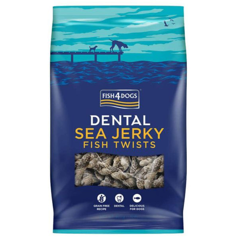 Fish 4 Dogs Sea Jerky Fish Twists 500g - Valuepet.ie
