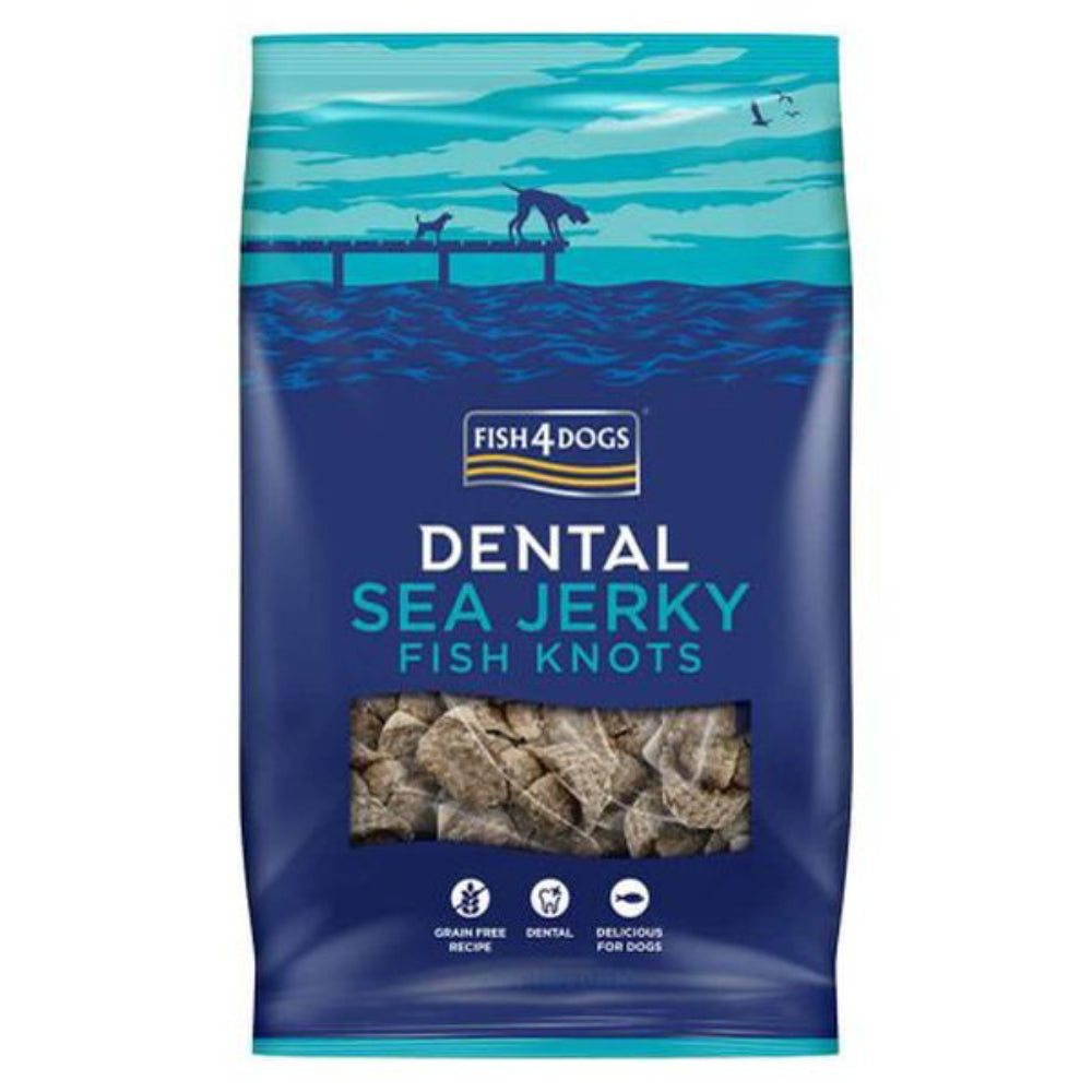 Fish 4 Dogs Sea Jerky Fish Knots 500g - Valuepet.ie