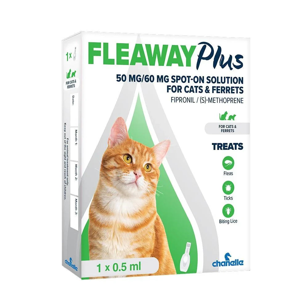 Fleaway Plus Spot-On for Cats and Ferrets - Valuepet.ie