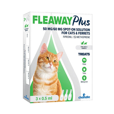 Fleaway Plus Spot-On for Cats and Ferrets - Valuepet.ie