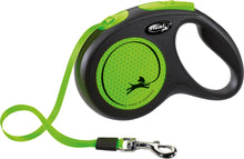 Flexi Neon Reflective Dog Lead 5M (Green) Small