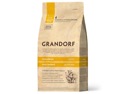 Grandorf 4 meat receipe for Sterilised Cats 8kg