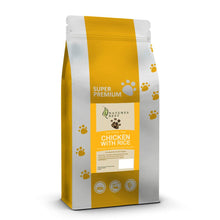 super premium puppy food with chicken and rice