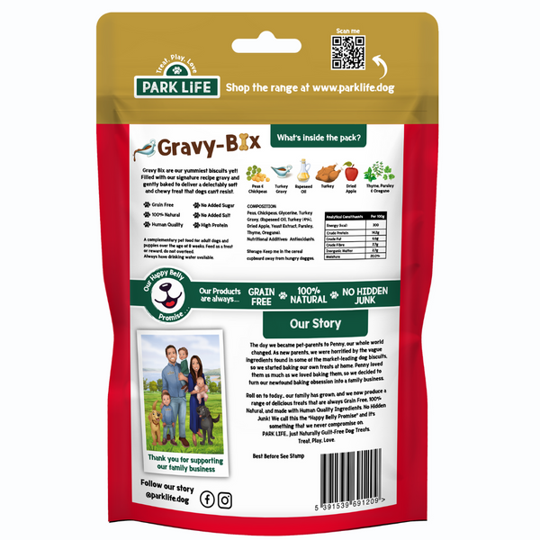 Park-Life Turkey Gravy Bix 100G - Valuepet.ie