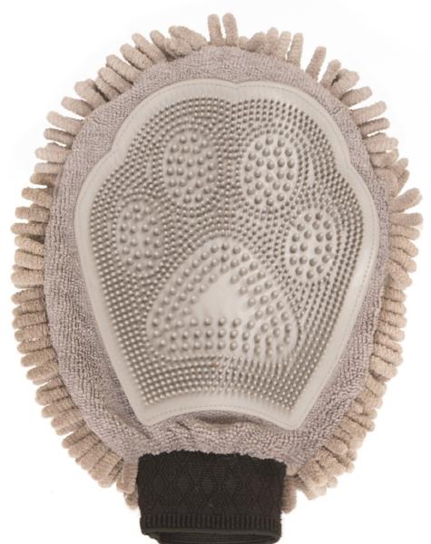 Dirty Dog Grooming Mitt grey