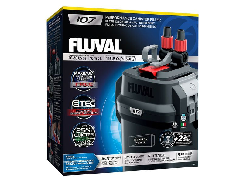 Fluval 107 External Filter – For Aquariums Up to 130L - Valuepet.ie