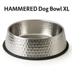 Hammered Dog Bowl XL with Rust resistance