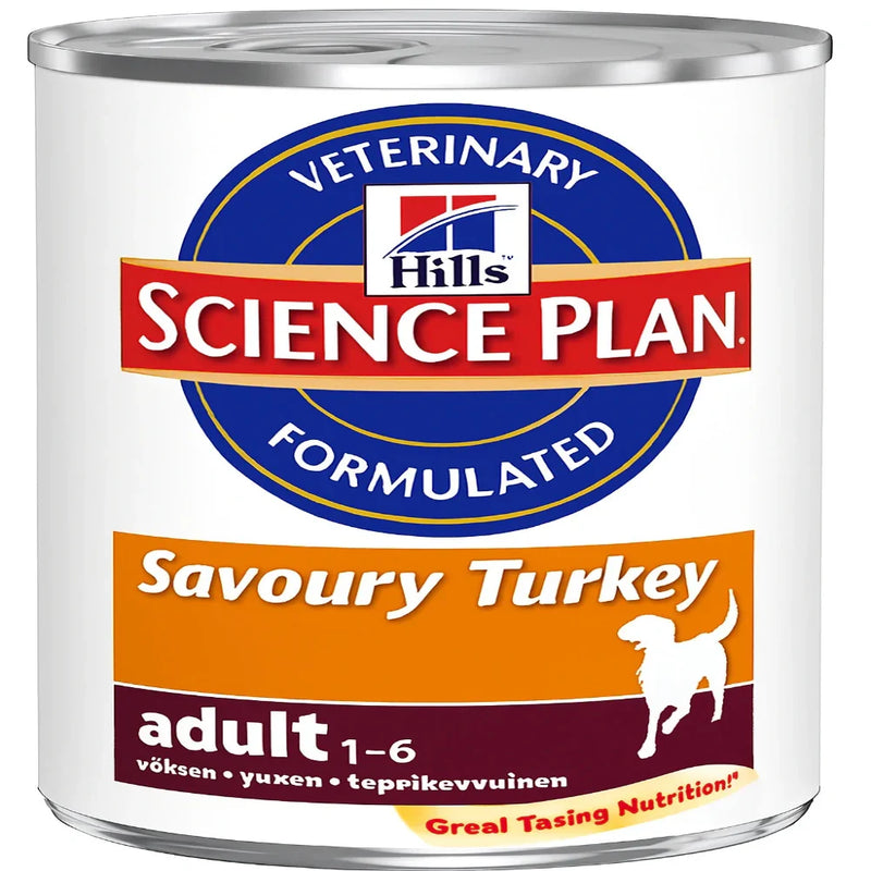Hill’s Science Plan Adult Wet Dog Food Turkey 370g 12Pk