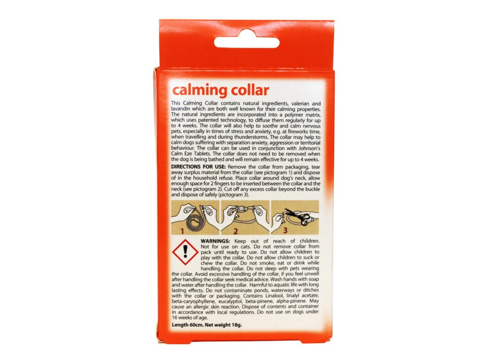 Johnsons Vet Calming Collar For Dogs - Valuepet.ie