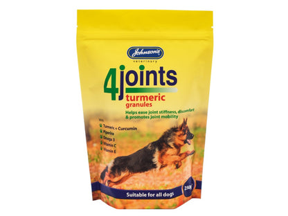 Johnsons 4-Joints Tumeric Granules 250g - Valuepet.ie