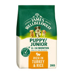 Turkey rice puppy kibble