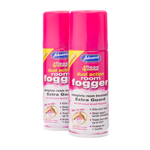 Johnson's 4fleas Dual Action Room Fogger Extra Guard, two 100ml aerosol cans from the twin pack