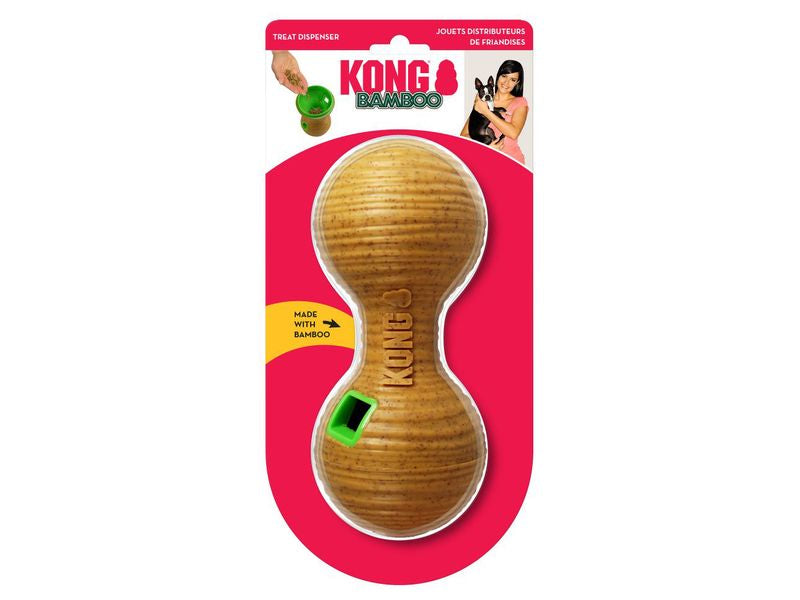KONG  Bamboo Feeder Dumbell Medium - Valuepet.ie