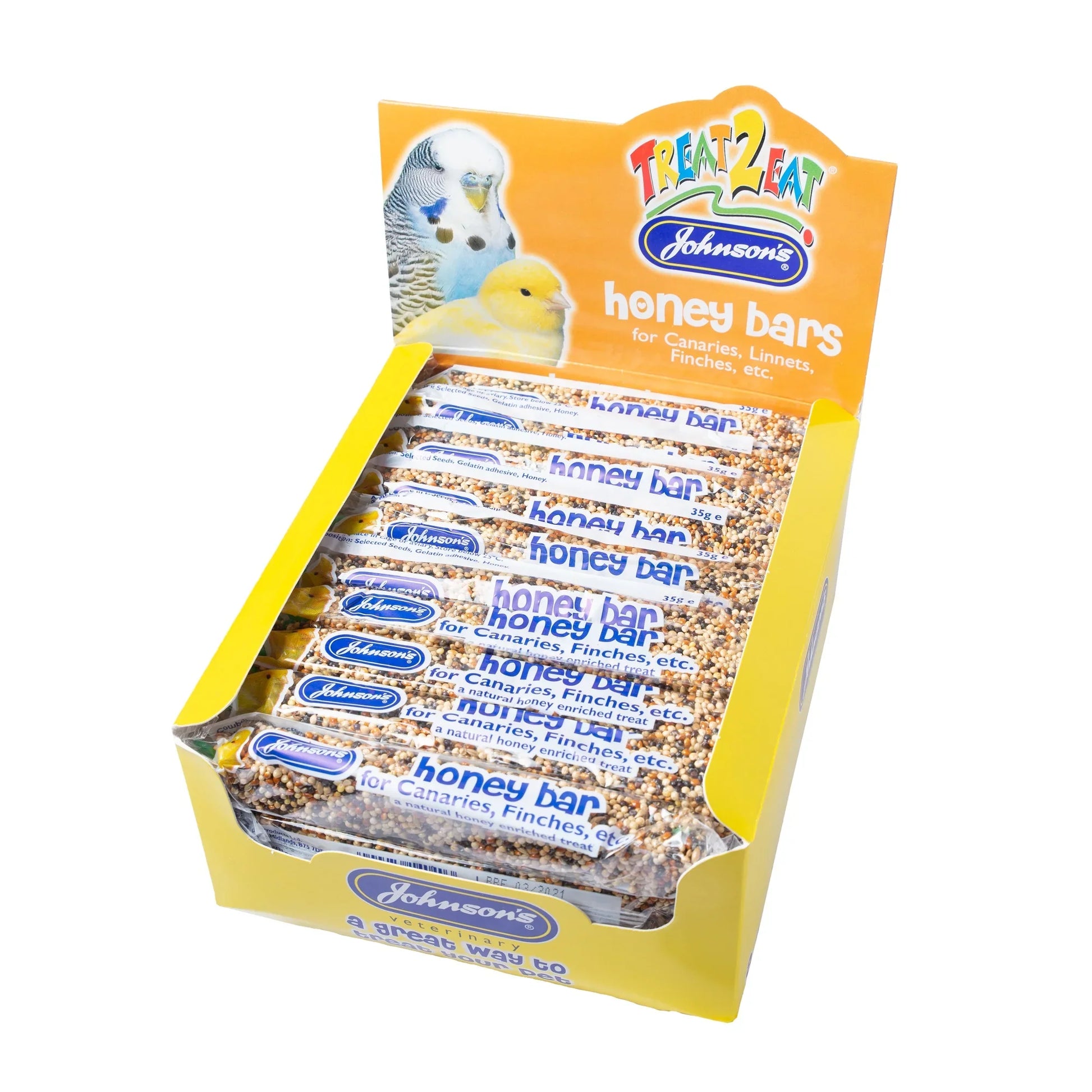 Jonhson's Canary & Finch Honey Bars - Valuepet.ie