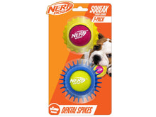 Nerf Dog Squeak Ball With Armour 2pk - Valuepet.ie