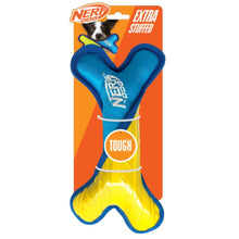 Nerf Rubber and Nylon Plush Bone - Valuepet.ie