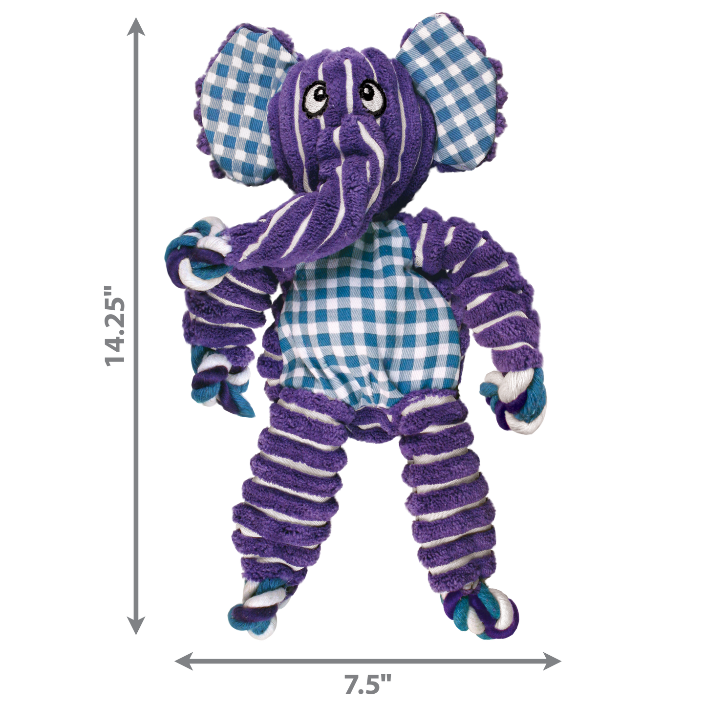 KONG  Floppy Knots Elephant - Valuepet.ie
