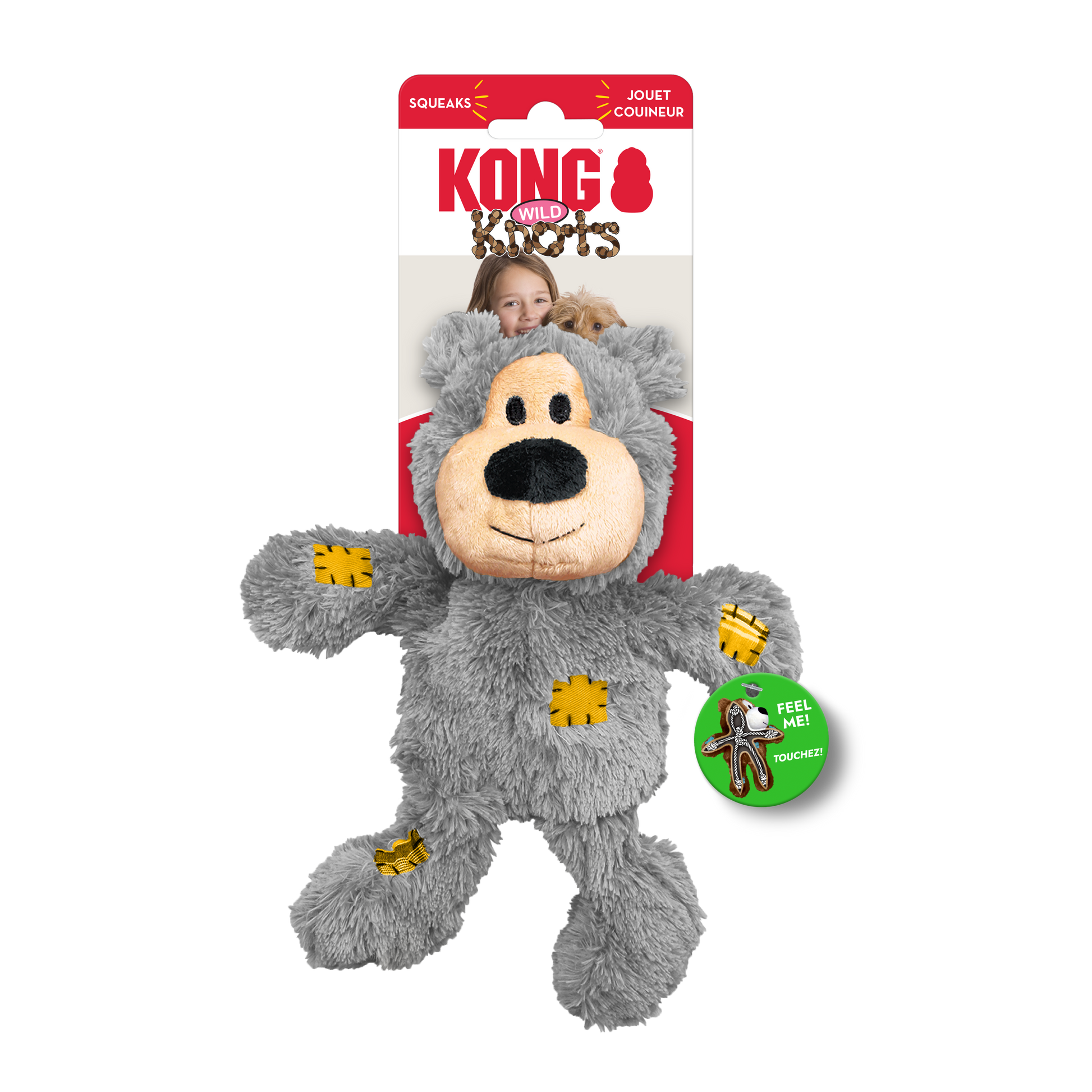 KONG Wild Knots Bear - Valuepet.ie