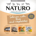 Naturo Adult Mini Salmon, Rice & Veg Wet Dog Pouches