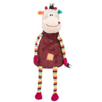 trixie cow plush dog toy