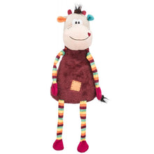 trixie cow plush dog toy