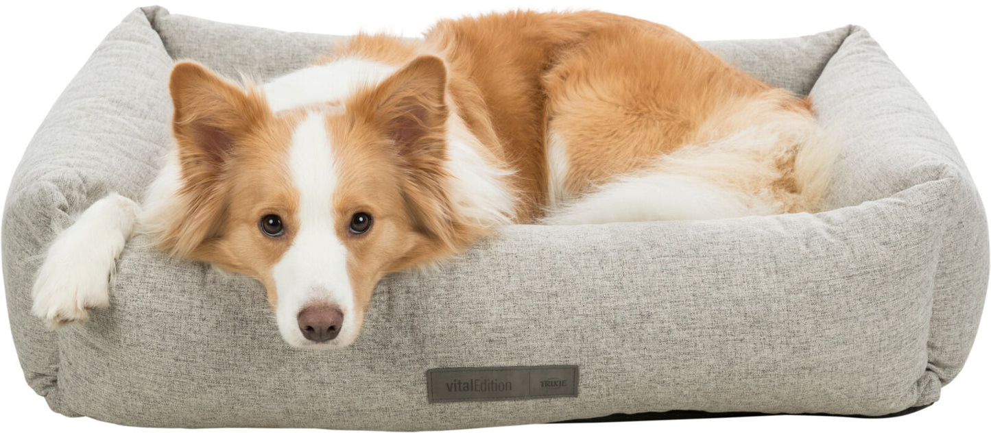 Noah Vital Orthopaedic Dog Bed - Grey - Valuepet.ie